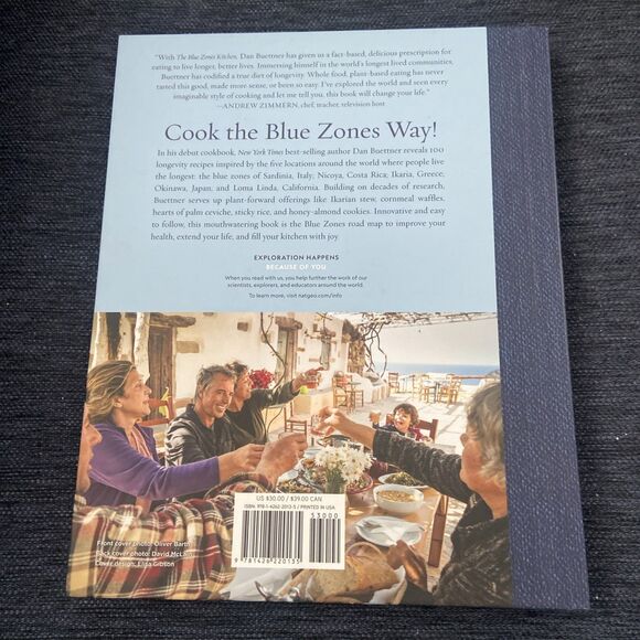 Blue Zones Kitchen : 100 Recipes to Live To 100 by Dan Buettner hardcover - Picture 3 of 3